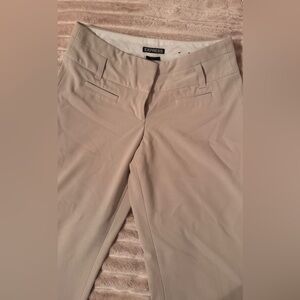 Express Editor bootcut pants in beige, size 00S, good condition